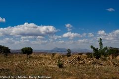 Chiwamba Landscape w/Mountains In Background