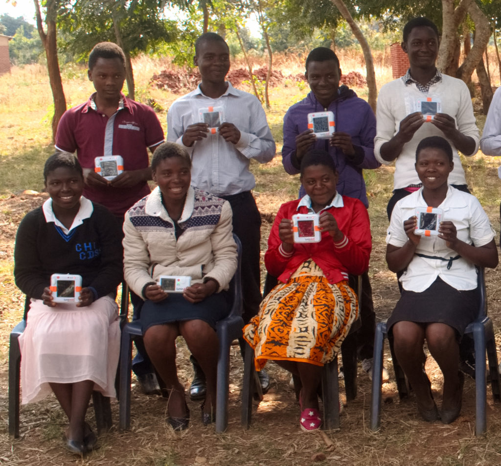 AVL 2017 Students w Solar Lights